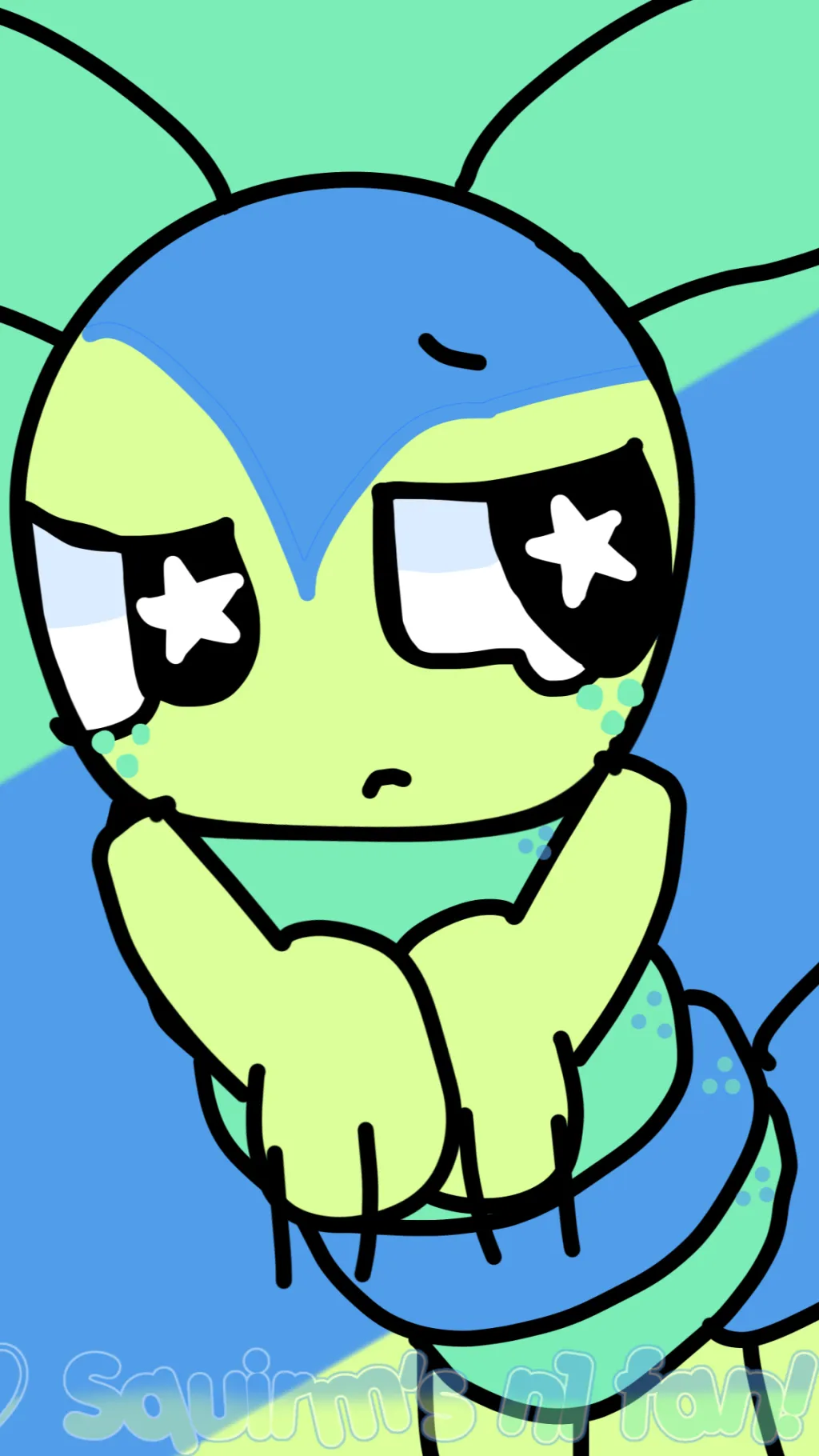 ai character: Squirm!!  background