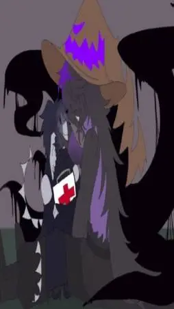 ai character: †💜azuretime💜† background