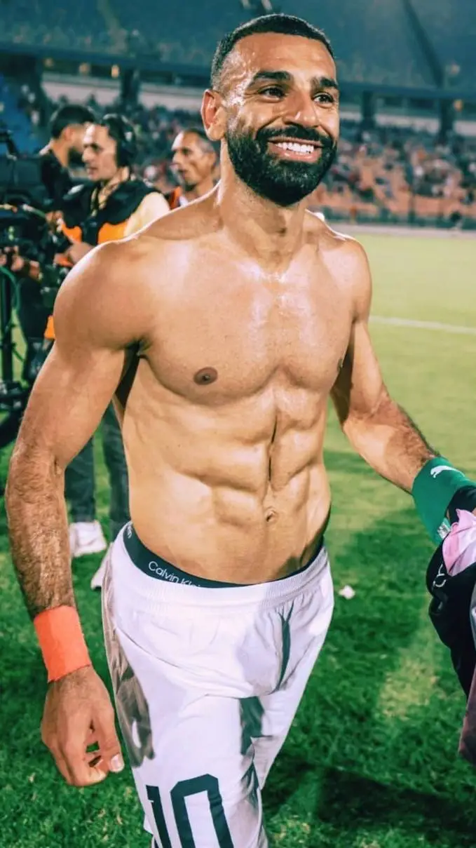ai character: MOHAMED SALAH background