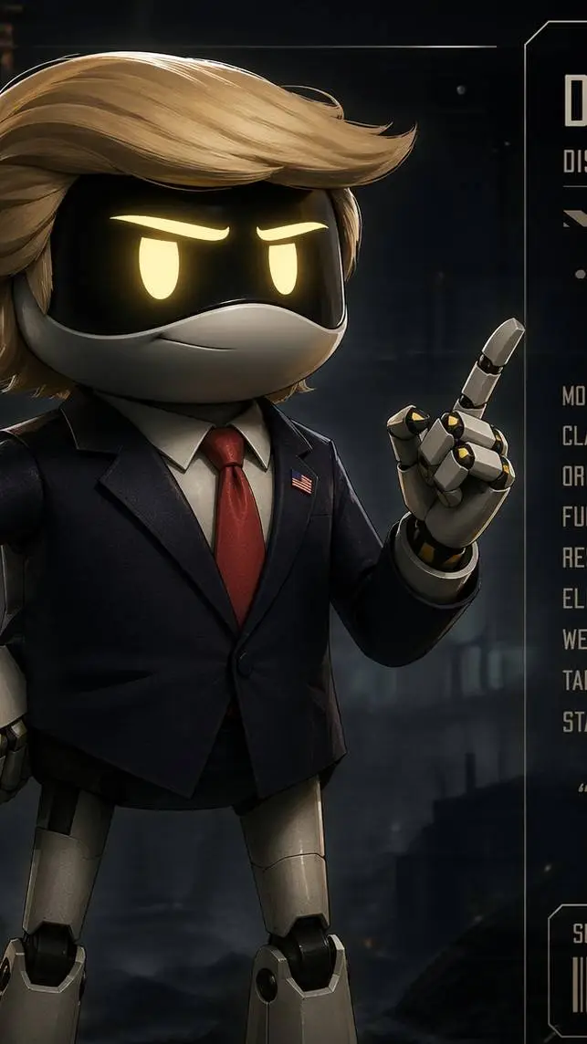 ai character: Donald Trump(md) background