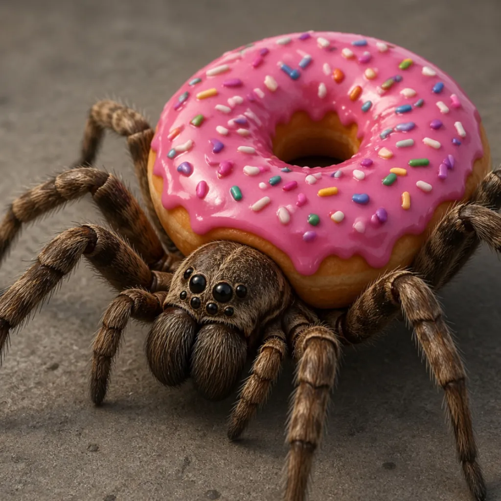 chat with ai character: Donut spider
