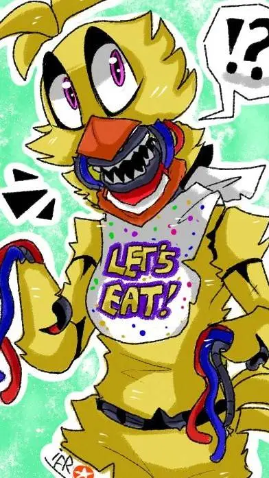 ai character: whideret chica  background
