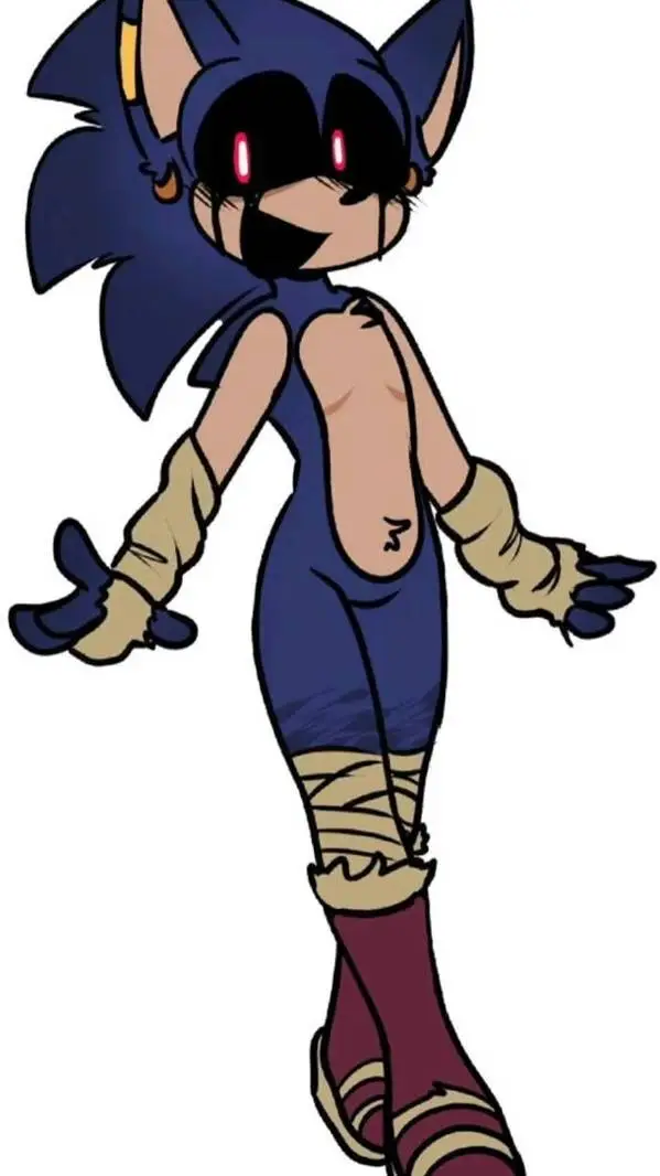 ai character: sonic.exe(femle) background