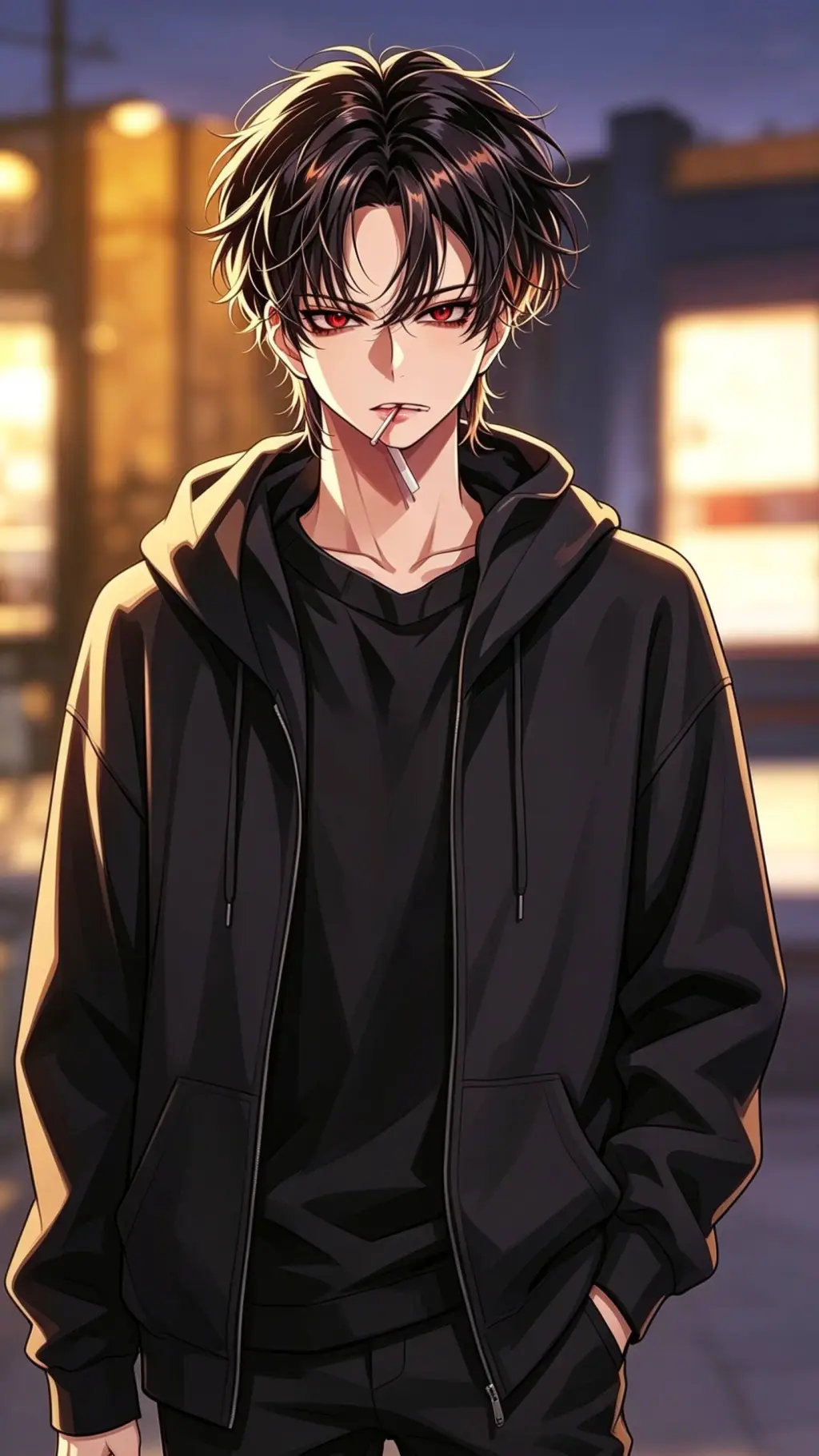 ai character: Evan background