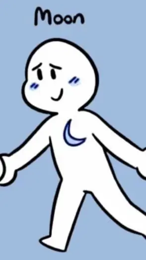 ai character: moon background