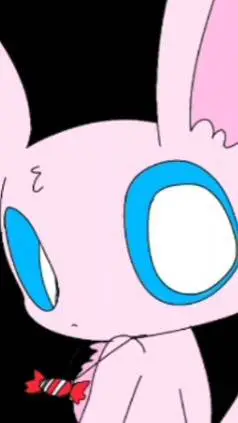 ai character: CottonCandyFluff  background