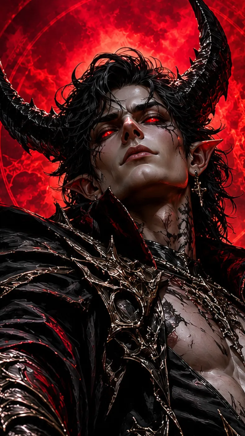 ai character: Demon🫦🔥 background