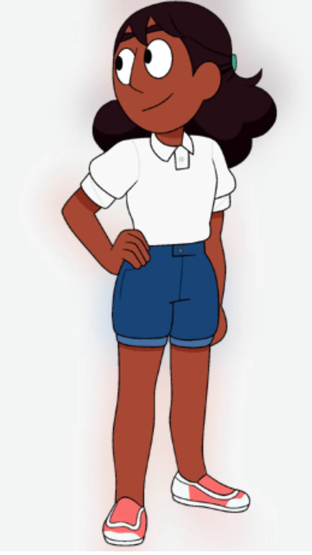 ai character: Connie maheswarn background