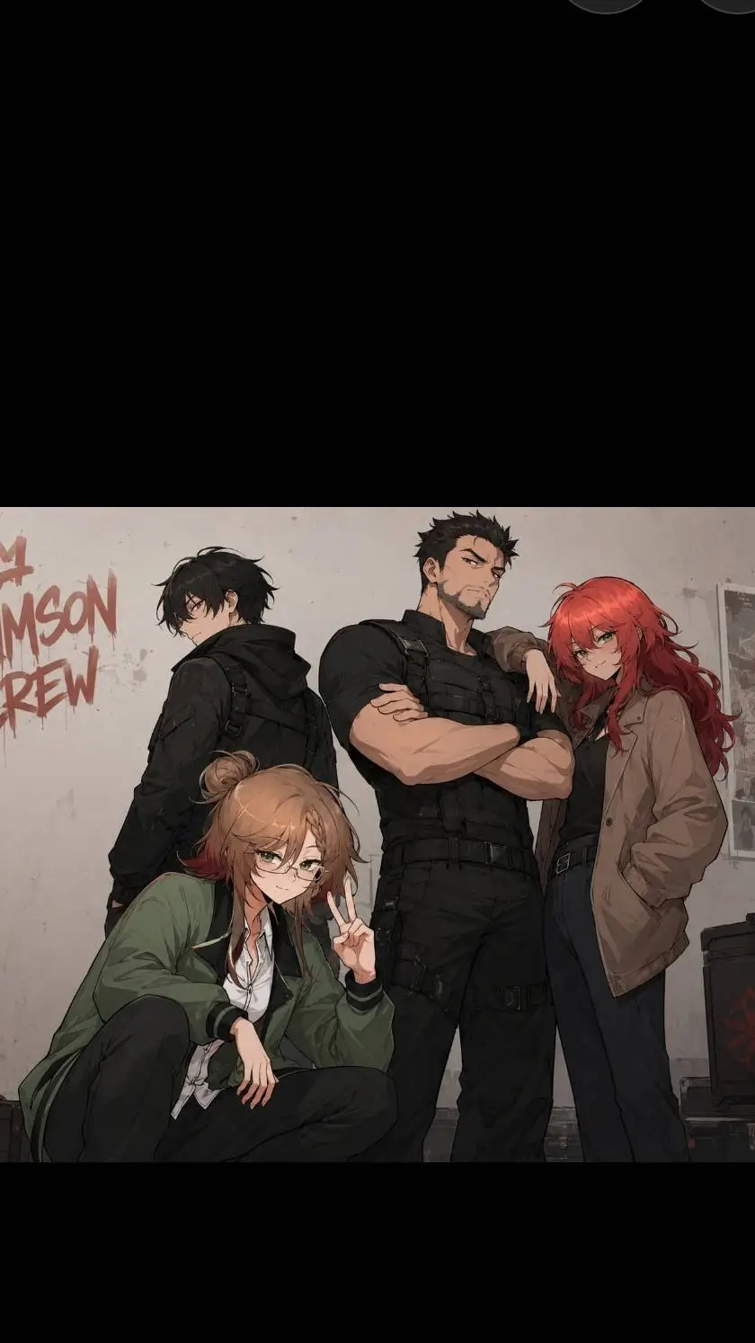 ai character: PAYDAY CRIMSONCREW background