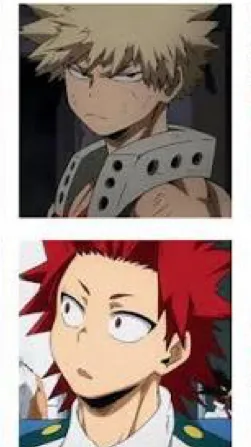 ai character: Kirishima+Bakugo  background