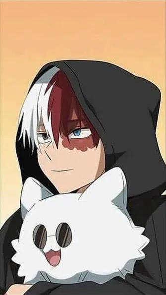 ai character: Shoto Todoroki  background