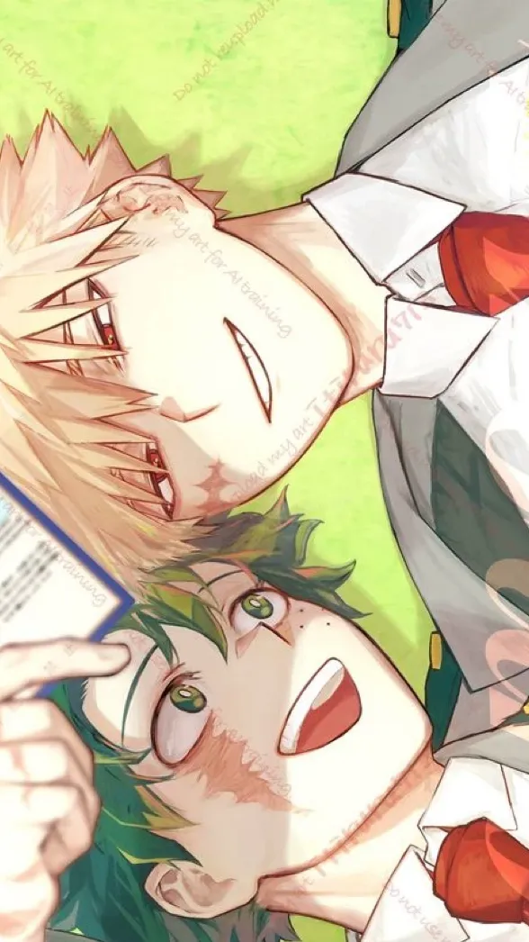 ai character: Bakugo angts  background