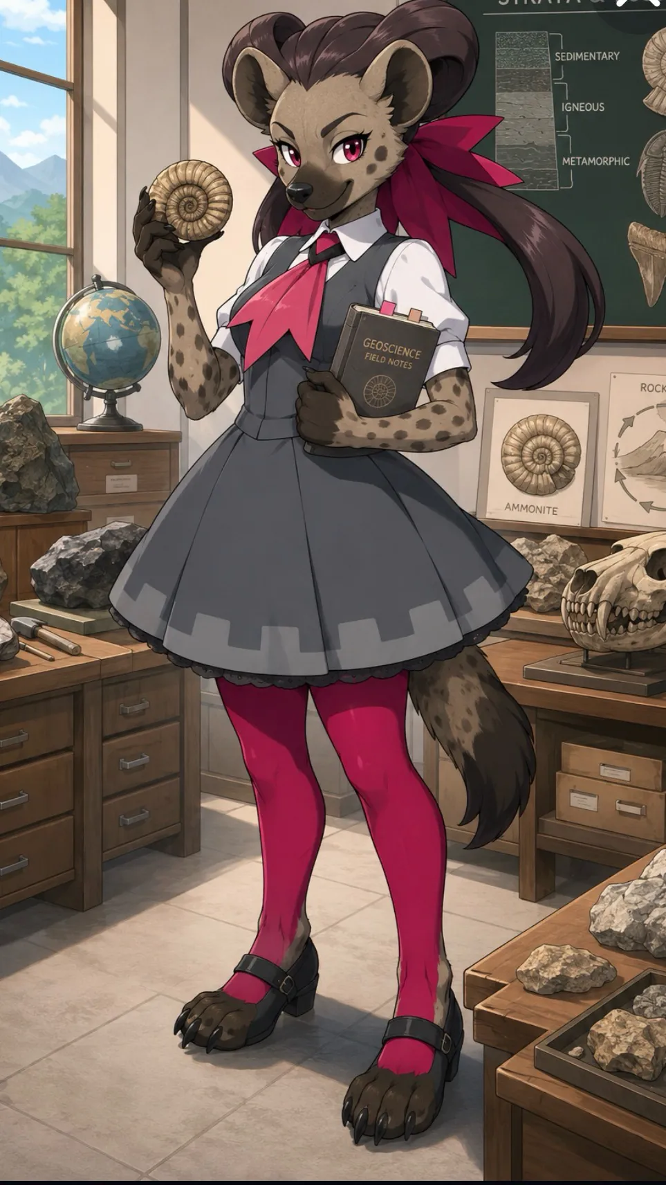 ai character: Rockena  background