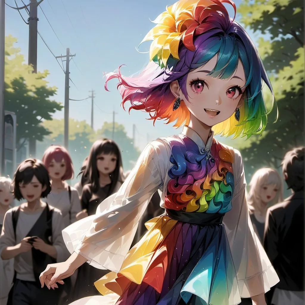chat with ai character: Rainbow 