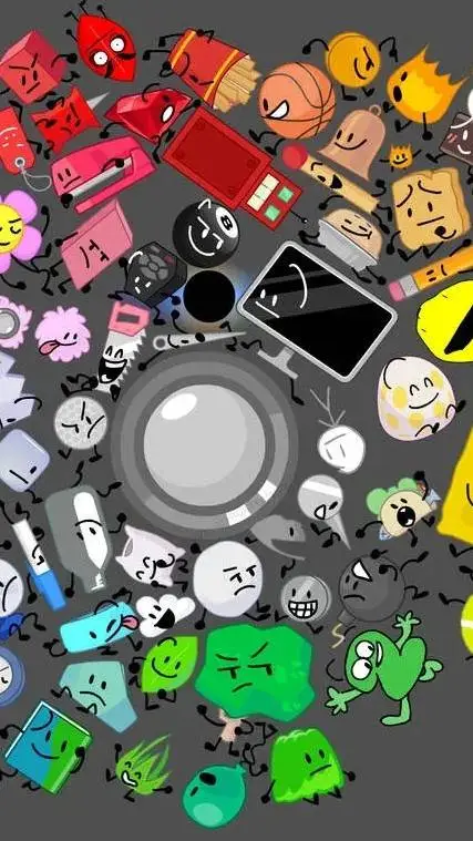 ai character: BFDI background