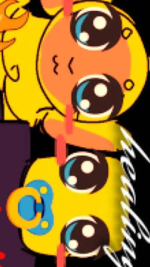 ai character: Laa Laa y Mequot background