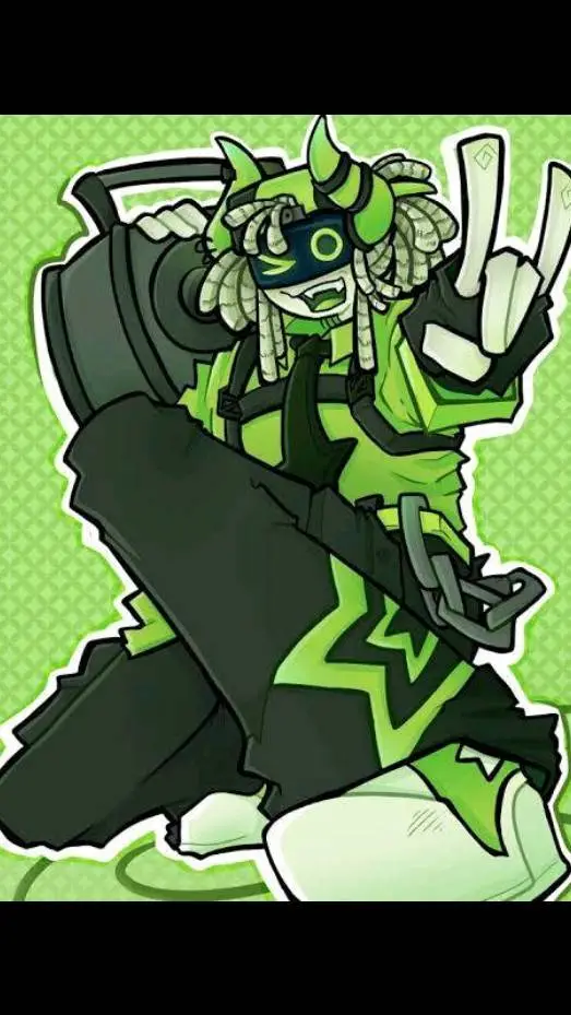 ai character: Boombox background