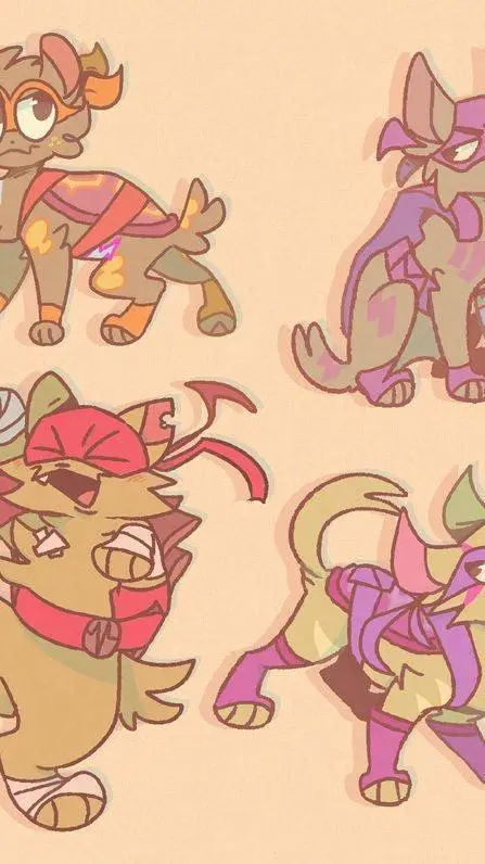 ai character: Котики background