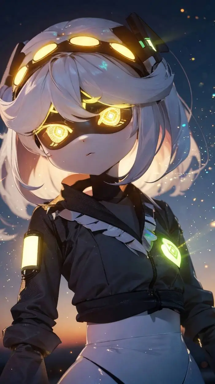 ai character: Murder Drones - V background