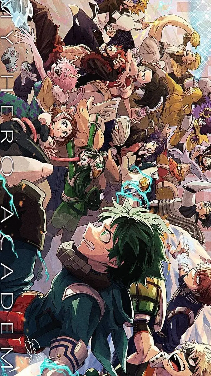 ai character: MHA field trip background