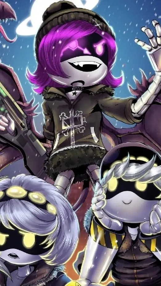 ai character: Murder drones background