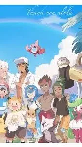 ai character: Pokemon alola background