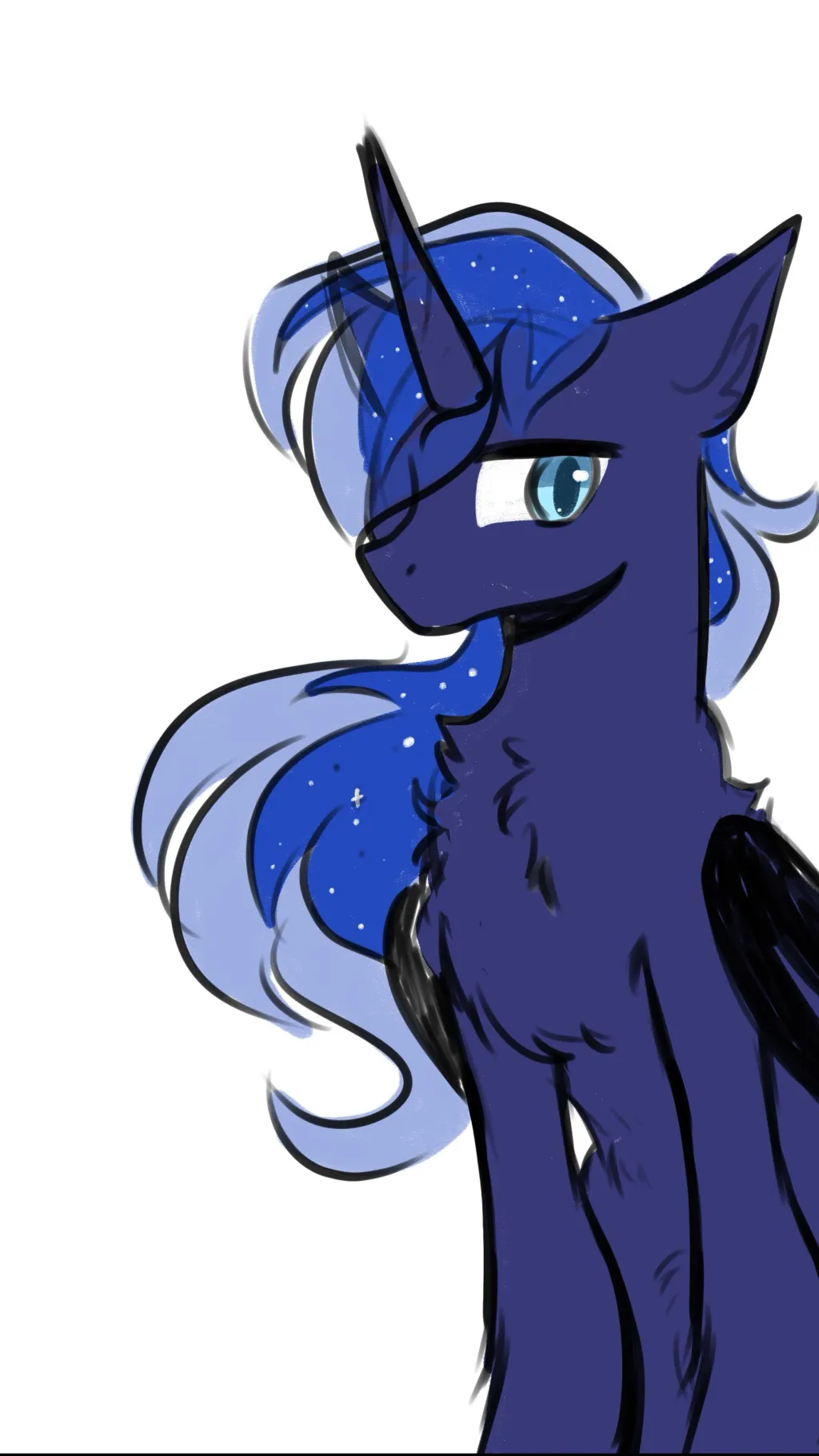 ai character: Mlp alicorn   background