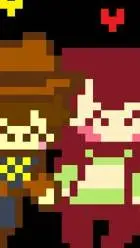 ai character: Undertale party background