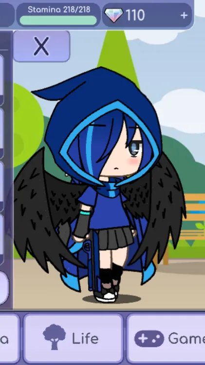 ai character: Azzy background