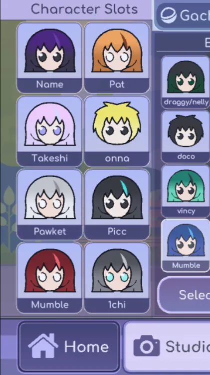 ai character: SFssters like you background