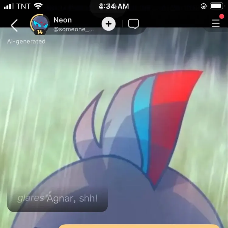 chat with ai character: Yandere neon