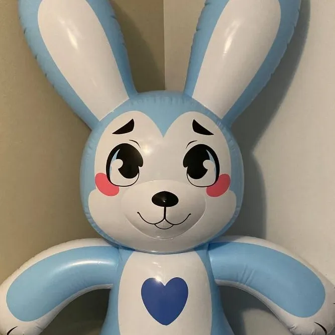 chat with ai character: Inflatable Bunny