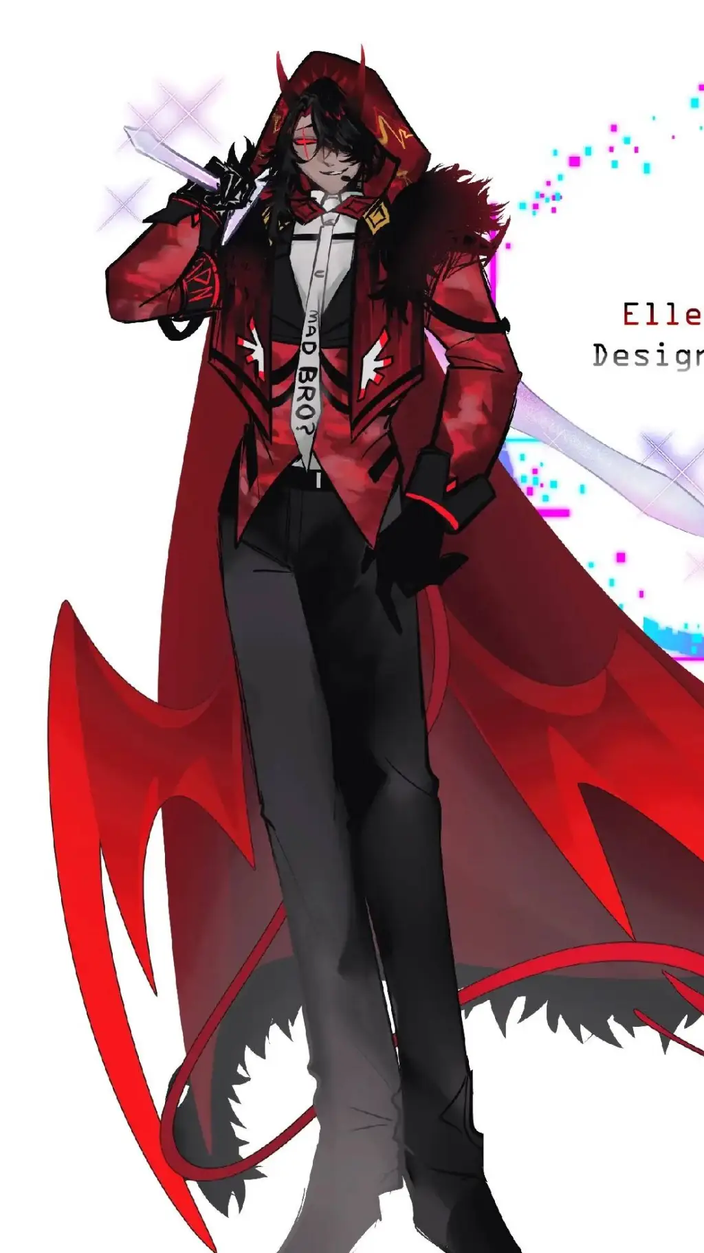 ai character: Ellernate  background