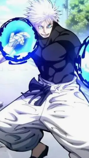 ai character: gojo saturado  background
