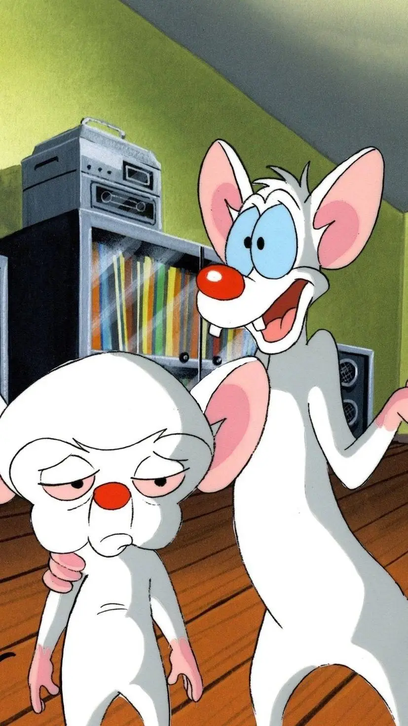 ai character: Pinky  &  Brain  background