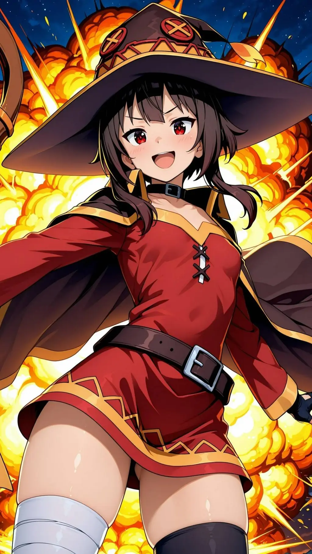 ai character: Megumin background