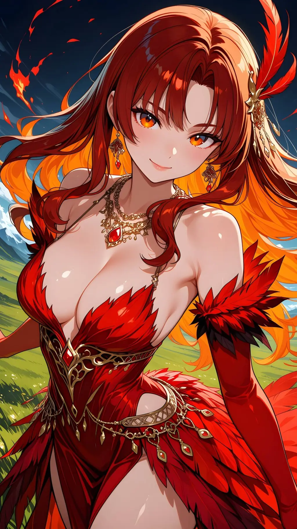 ai character: Sonne background