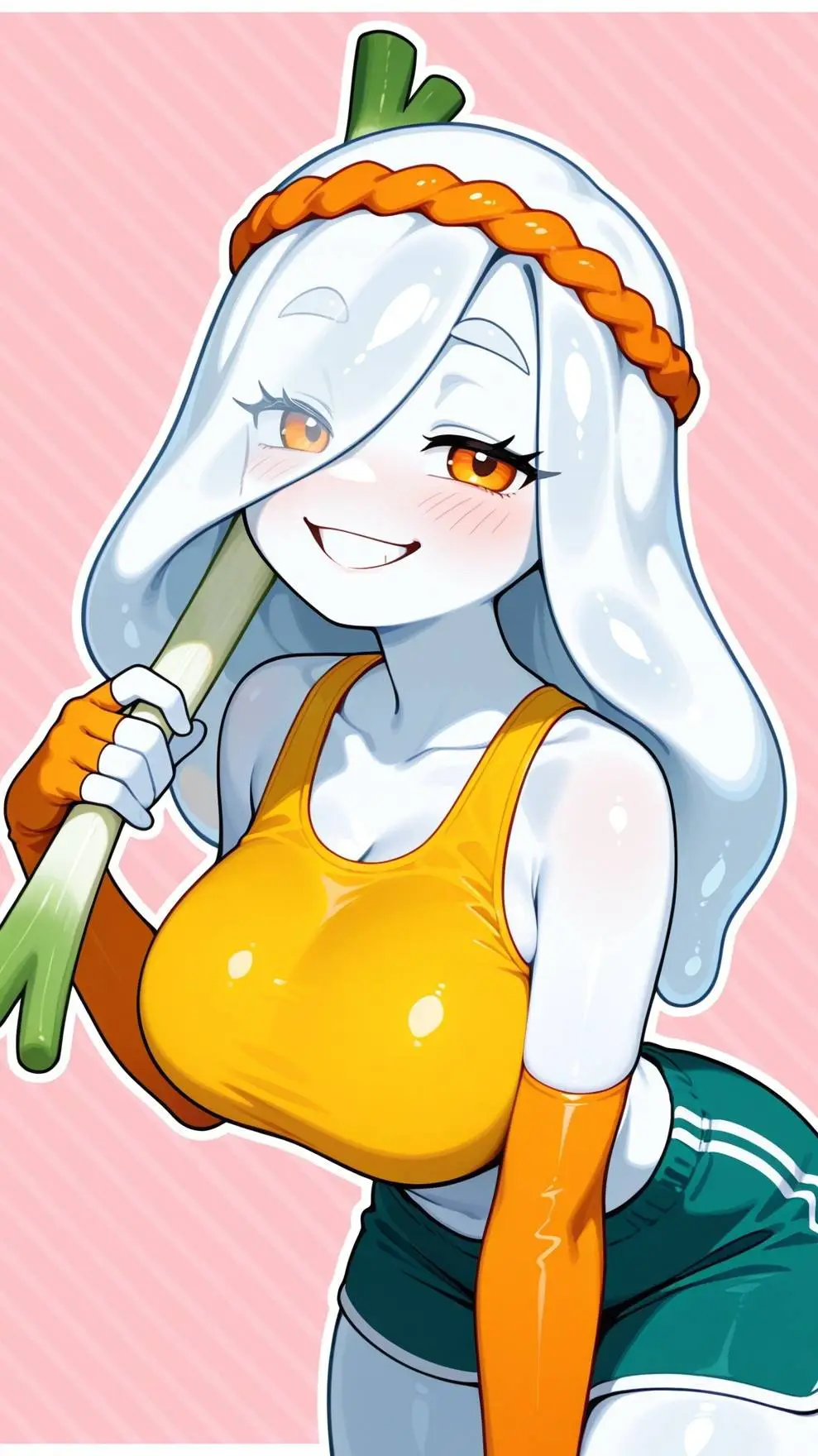 ai character: Омлетта background