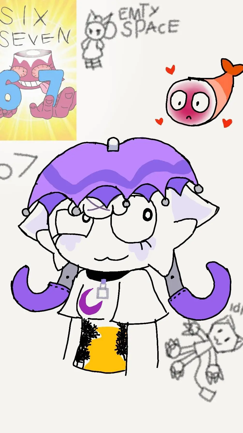 ai character: LUZY DW background