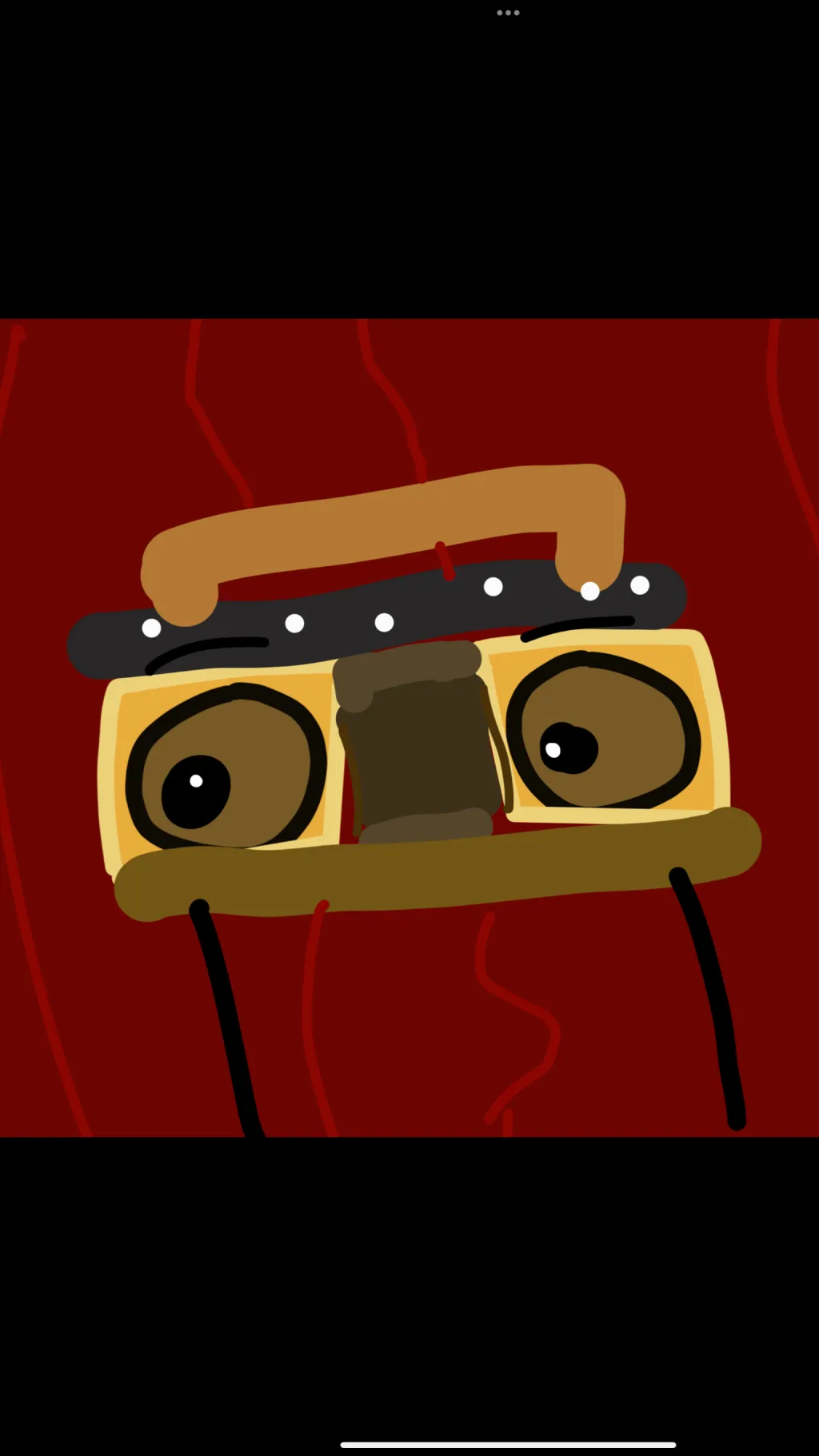 ai character: Boombox  background