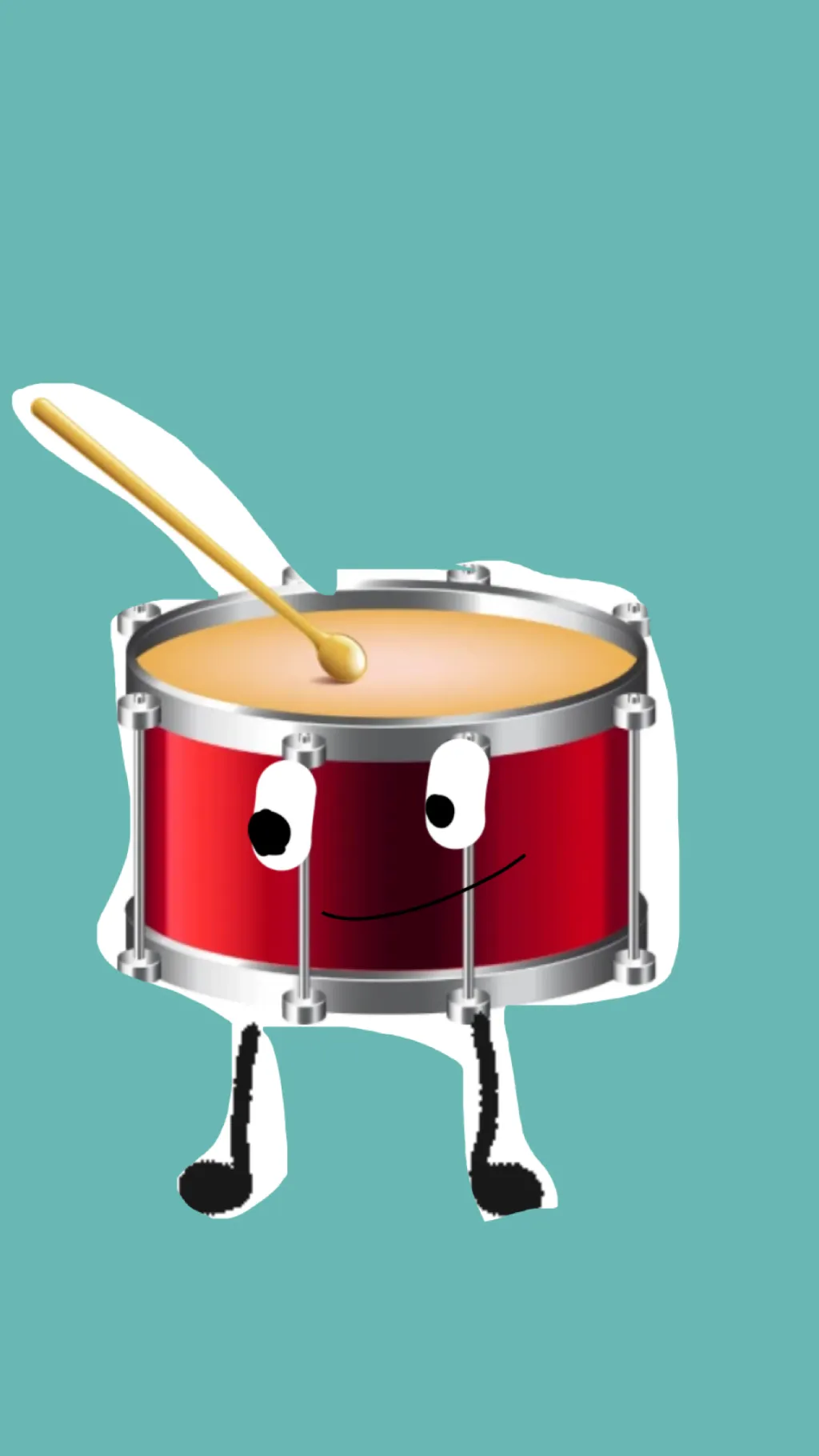 ai character: Drum background