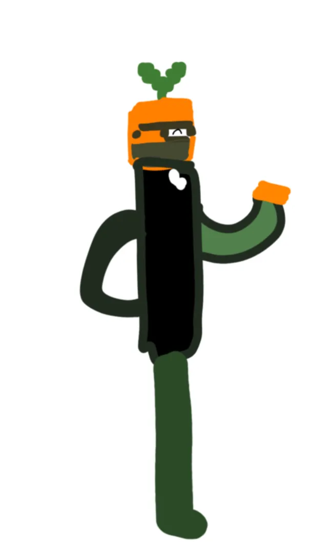 ai character: Mr Carrot background