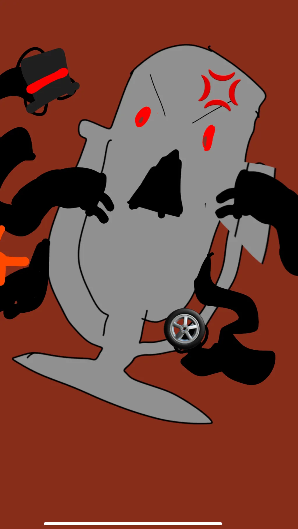 ai character: Mic -Crashout background