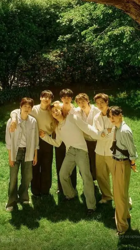 ai character:  BTS x Katseye background