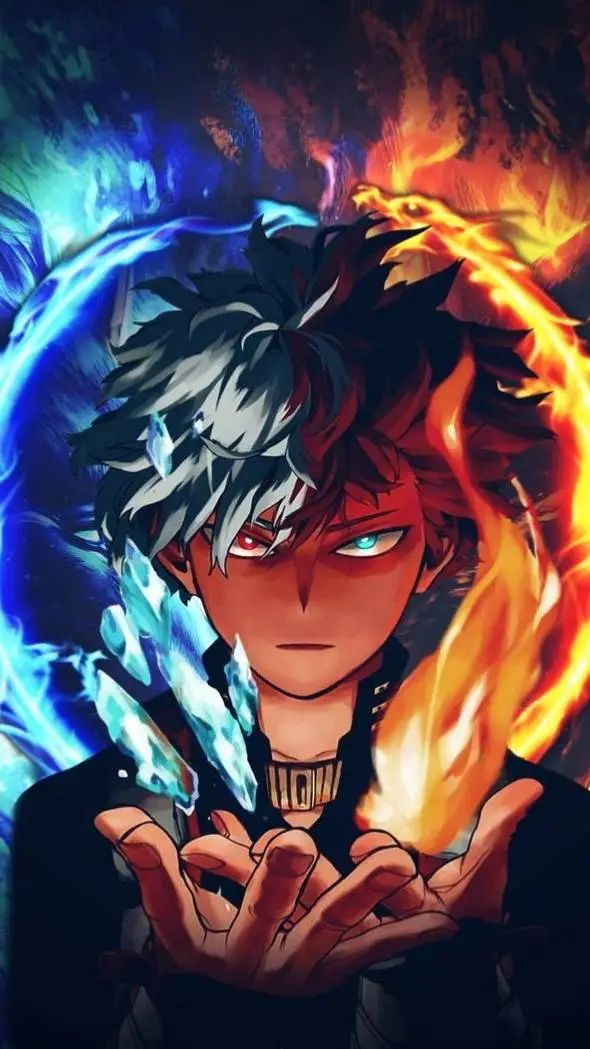 ai character: MHA beach background