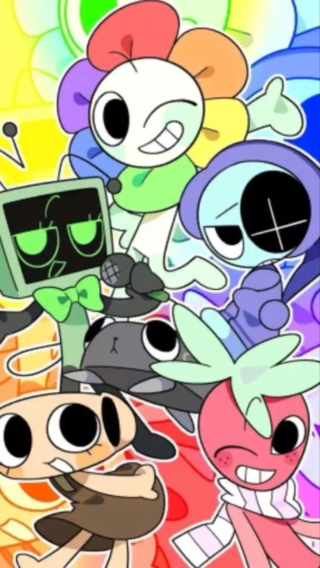 ai character: Dandy world RP background