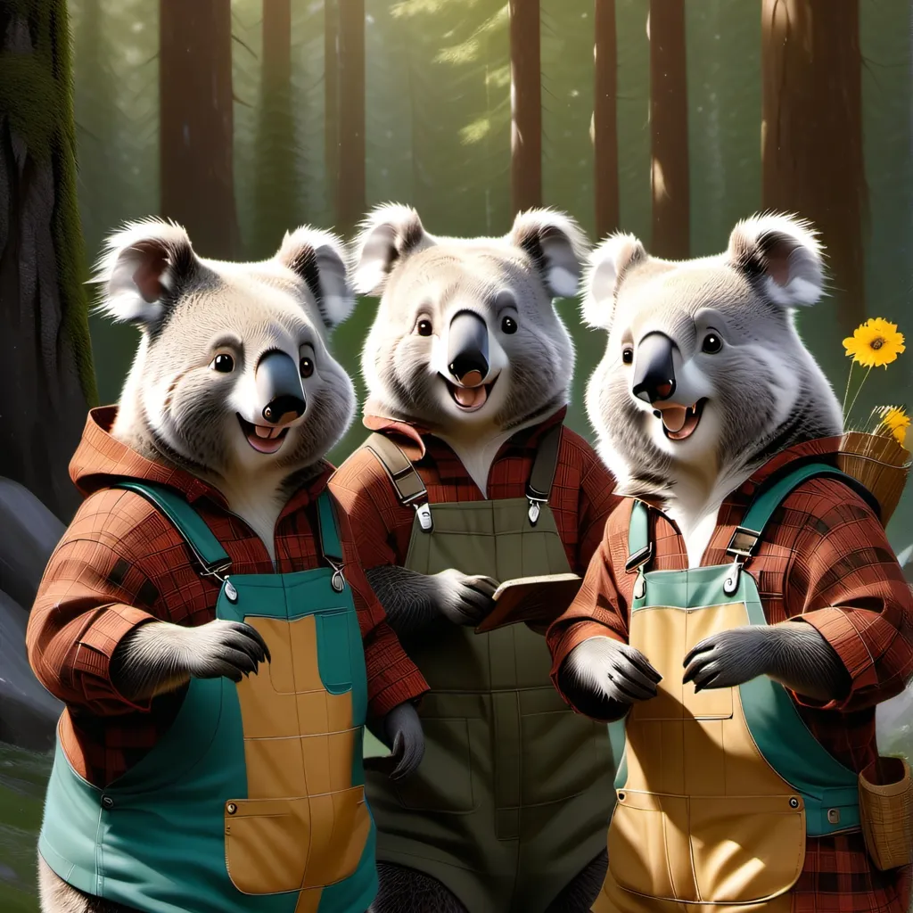 chat with ai character: The koala boys