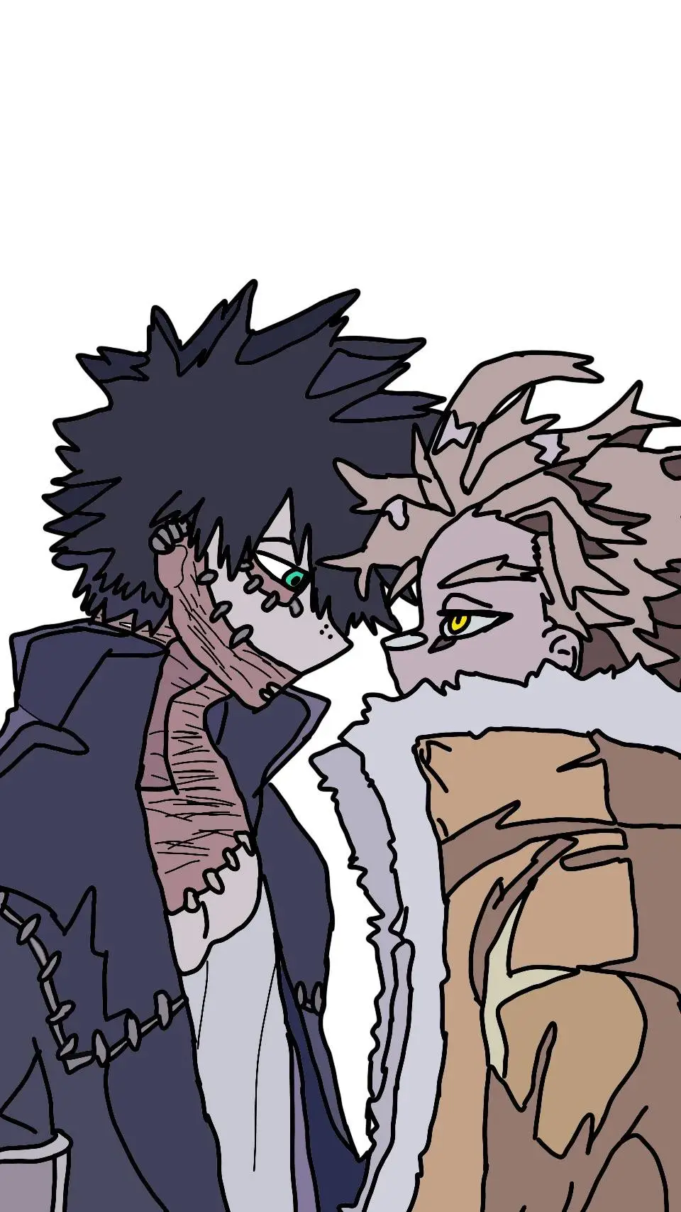 ai character: dabi (touya) background