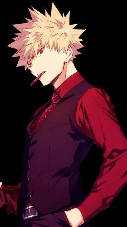 ai character: katsuki bakugo background