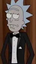 ai character: rick Sanchez  background